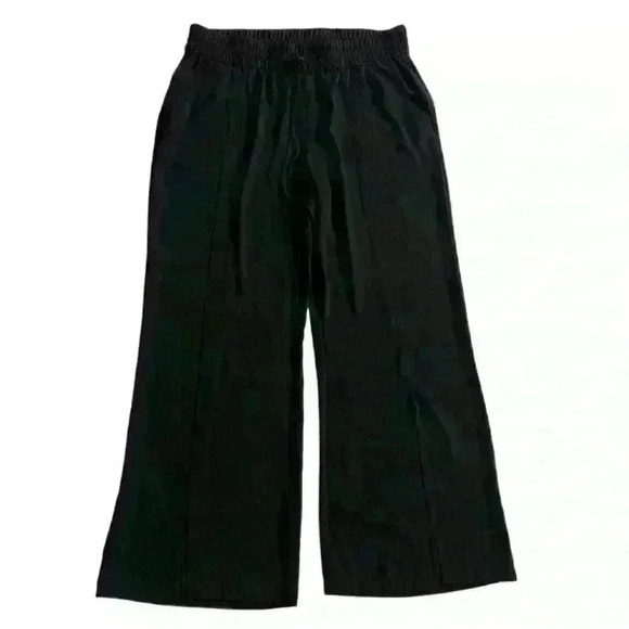 andeawy Pants - Andeawy Black Tie in Front Casual Pants Size XXL Open in Front
